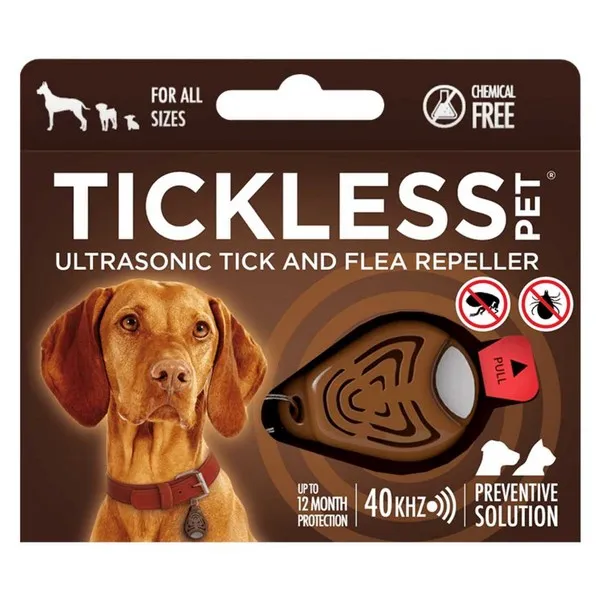 1ea Tickless Pet Tick & Flea Repeller Brown - Flea & Tick